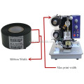 Legible Date Coding Black Hot Stamp Ribbon FC3 Customizable Size 30mm x 100m For Coder Printer Machine